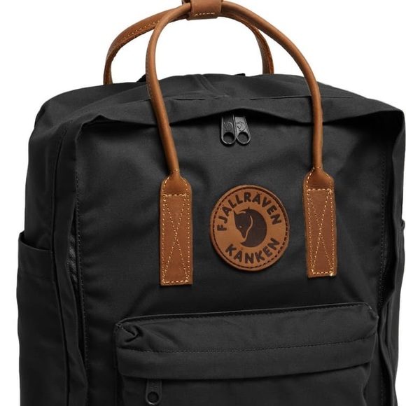 ❌ SOLD ❌ kanken 2 backpack with leather - Picture 1 of 2